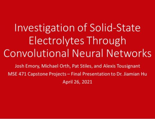 Computational Modeling of a Solid Electrolyte using Convolutional Neural Network (CNN) Machine Learning