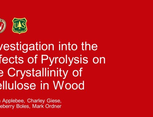 Investigation of the Effects of Pyrolysis on Cellulose Crystallinity in Wood